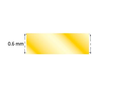Lámina De Oro Amarillo De 18 Kt 3n Recocido, 0,60 MM - Imagen Estandar - 3