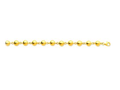 Collar Boules Marseillais 7 Mm, 45 Cm, Oro Amarillo 18k - Imagen Estandar - 1