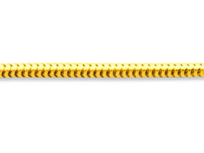 Cadena Serpentina 1,60 Mm, 42 Cm, Oro Amarillo De 18 Quilates - Imagen Estandar - 2