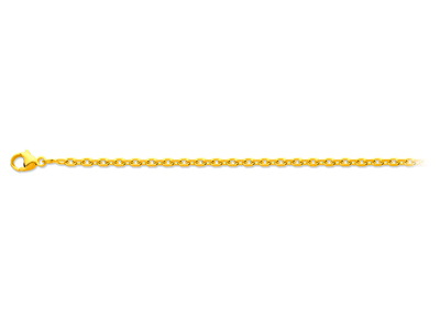 Cadena Forçat, Talla Diamante 1 Mm, 40 Cm, Oro Amarillo 18k - Imagen Estandar - 1