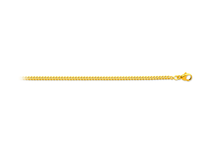 Cadena, Eslabon Gourmette Talla Diamante De 1,50 Mm, 45 Cm, Oro Amarillo De 18 Quilates - Imagen Estandar - 1