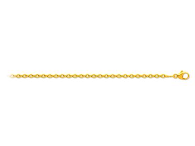 Cadena Forçat, Redonda 1,10 Mm, 42 Cm, Oro Amarillo 18k - Imagen Estandar - 1