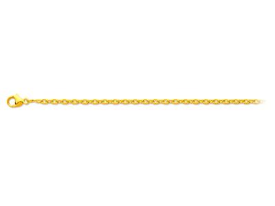 Cadena Forçat, Talla Diamante De 1,5 Mm, 42 Cm, Oro Amarillo De 18 Quilates - Imagen Estandar - 1