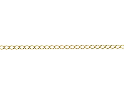 Cadena De Diamantes De 3,80 Mm, Chapada En Oro De 3 Micras - Imagen Estandar - 1