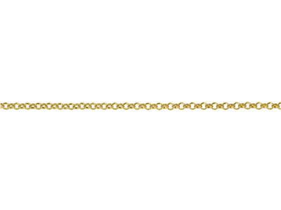 Cadena Jaseron De 3,75 Mm, Chapada En Oro De 3 Micras - Imagen Estandar - 1