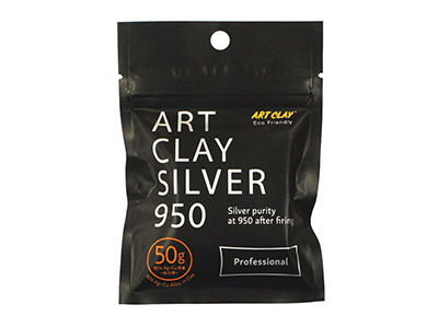 Arcilla De Plata De La Coleccin Art Clay Silver 950 50g