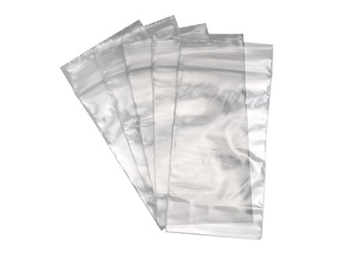 Bolsas De Plástico Transparentes De 35x60 mm Resellables, Paquete De 100 - Imagen Estandar - 1