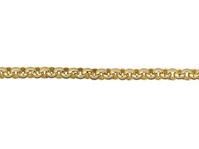 Cadena Belcher Revestida De Oro De 14 Ct, 2 Mm, Suelta - Imagen Estandar - 1