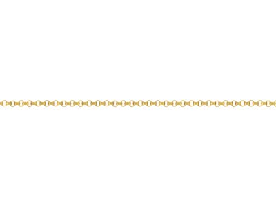 Cadena Belcher Suelta De Oro Laminado De 1,2 MM - Imagen Estandar - 1