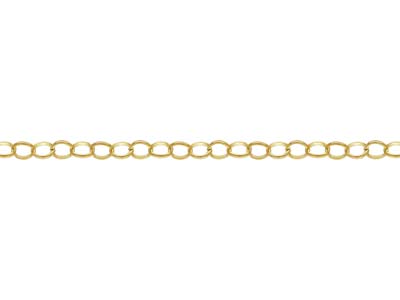 Cadena Belcher Suelta De Oro Laminado De 3,0 MM - Imagen Estandar - 1